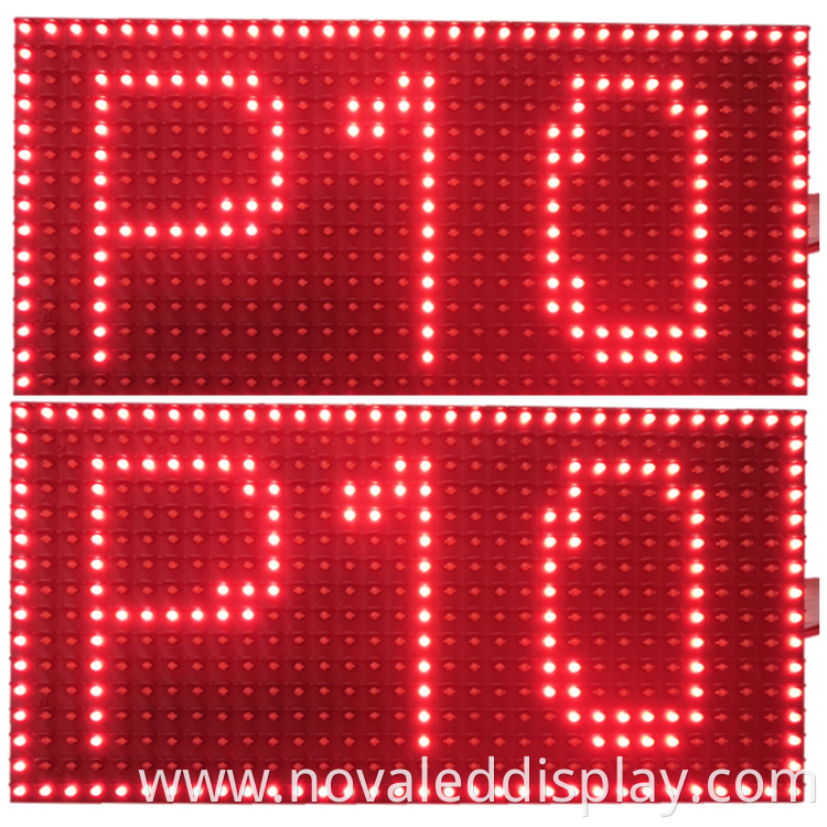 Single color led display modules